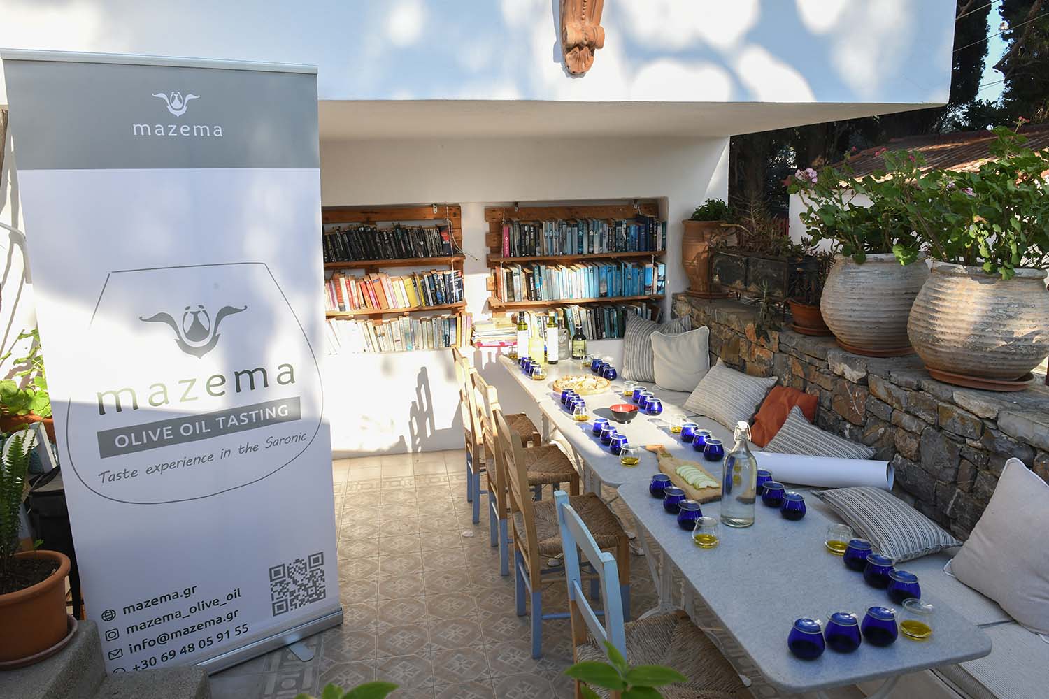 mazema olive oil tasting